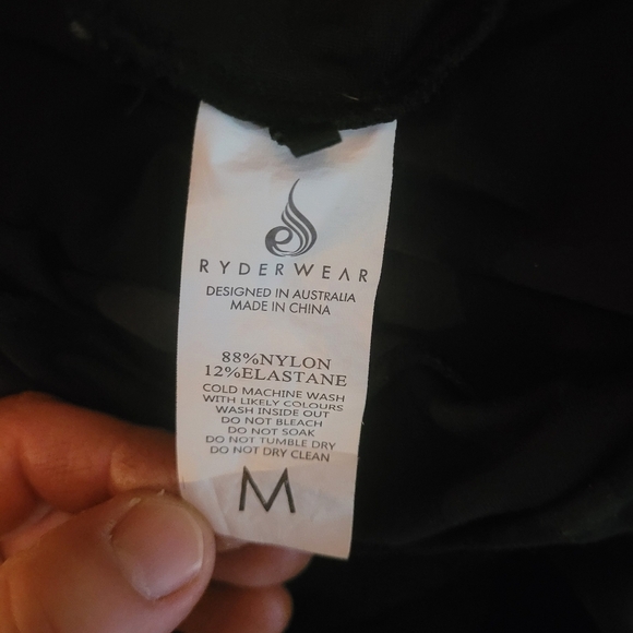 Ryderwear Black Activewear Leggings M - Picture 4 of 4